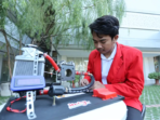 Mahasiswa Untag Surabaya Ciptakan Pemantau Suhu Motor IoT