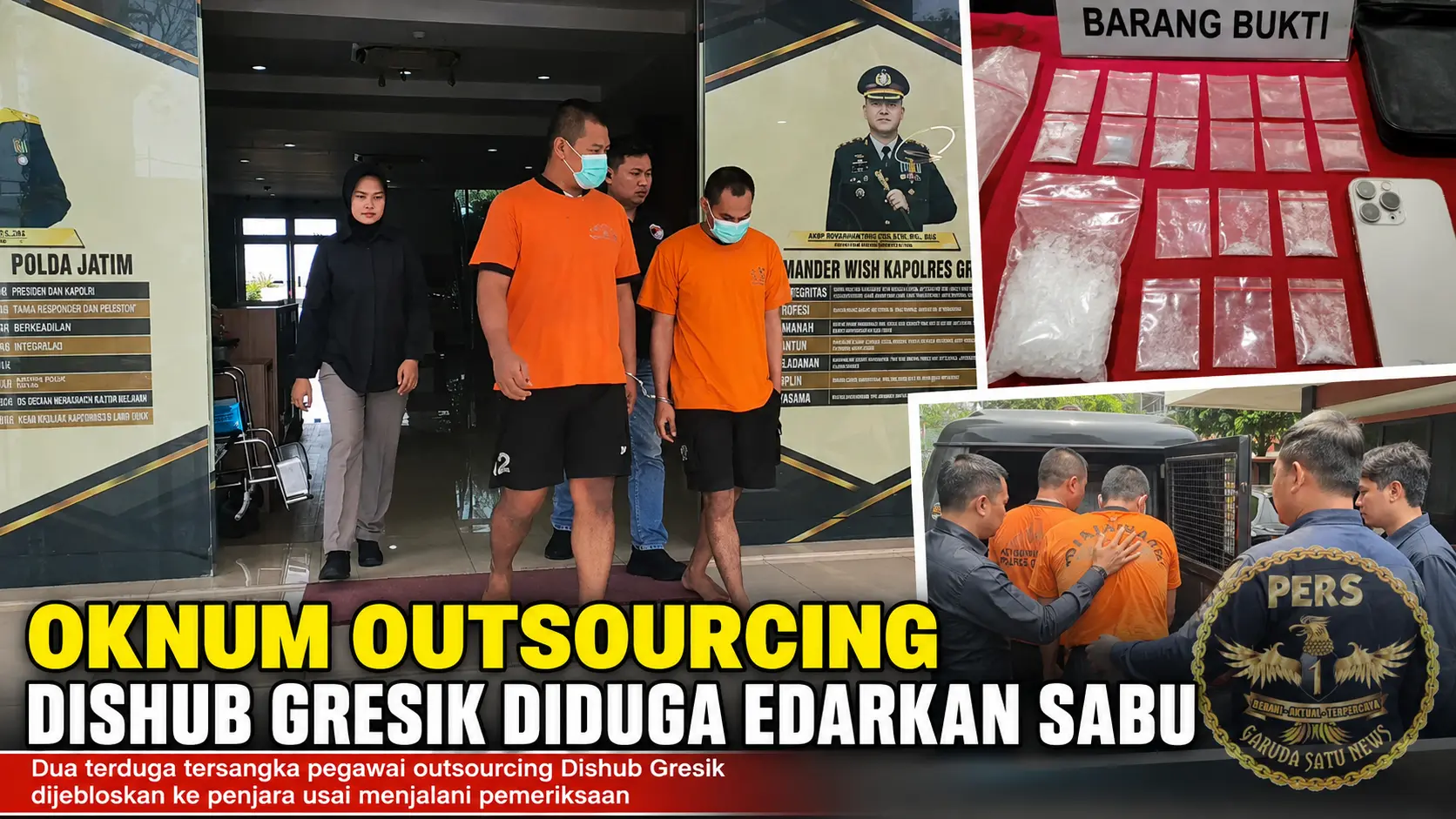 Oknum Outsourcing Dishub Gresik Diduga Edarkan Sabu