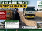 Panitia NU Wanti-Wanti Modus Penipuan Stan Bazar Panitia NU Wanti-Wanti Modus Penipuan Stan Bazar