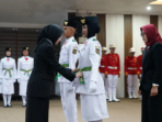 Paskibraka Kota Kediri Dikukuhkan, Siap Bertugas di HUT RI