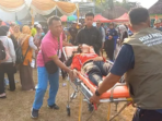 Peserta Gerak Jalan Jombang Berguguran Akibat Cuaca Ekstrem
