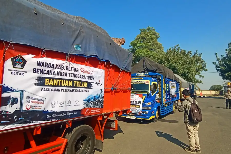 Peternak Blitar Kirim 8,8 Ton Telur untuk Korban Gempa NTT
