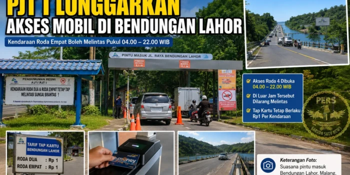 PJT I Longgarkan Akses Mobil di Bendungan Lahor PJT I Longgarkan Akses Mobil di Bendungan Lahor