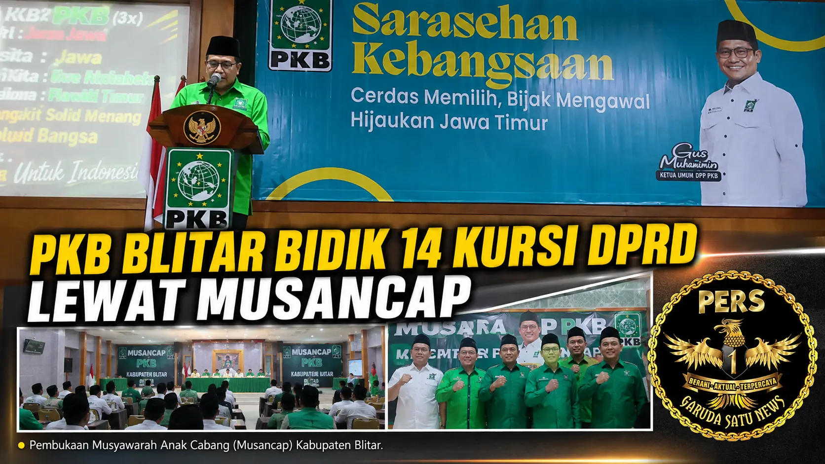PKB Blitar Bidik 14 Kursi DPRD Lewat Musancap