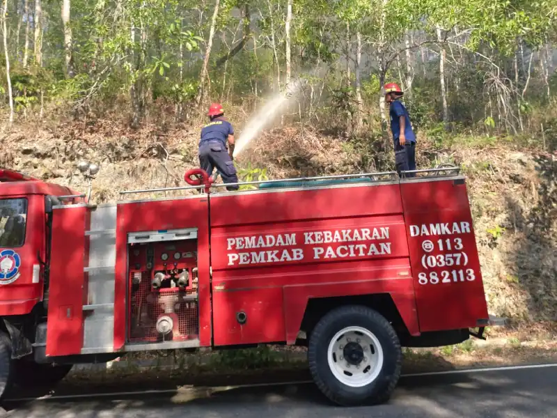 Polres Pacitan Ingatkan Pembakar Hutan Terancam 15 Tahun