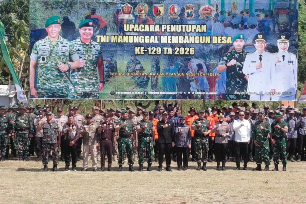 TMMD ke-129 Bojonegoro Rampung, Anggaran Rp5,2 Miliar Terserap