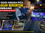 Truk Isuzu Diduga Picu Tabrakan Beruntun di Jombang