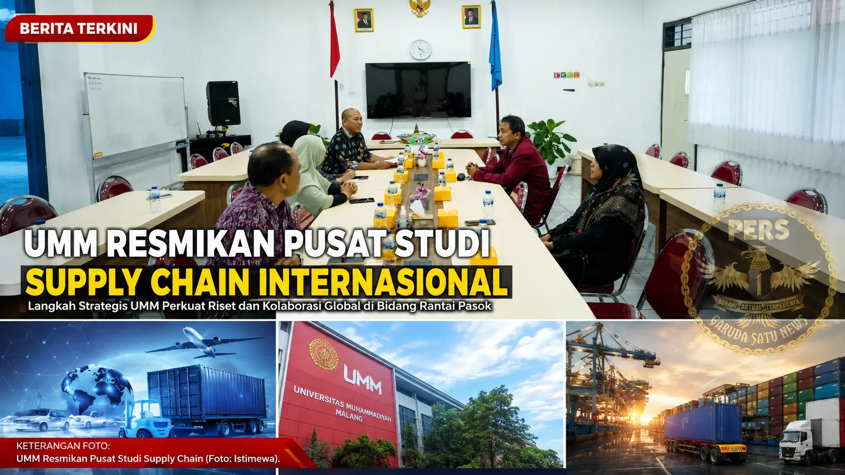 UMM Resmikan Pusat Studi Supply Chain Internasional