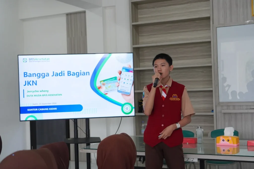 Duta Muda JKN Kediri Perkuat Literasi Kesehatan Pelajar