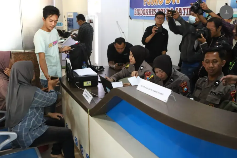 DVI Polda Jatim Terima 76 Data Korban KM Virgo