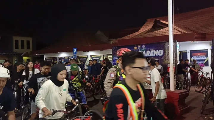 Gowes Raboo-Raboo Polres Mojokerto Kota Tempuh 16 Kilometer