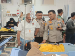 Kapolresta Sidoarjo Pantau Santri Manbaul Hikam Diduga Keracunan MBG