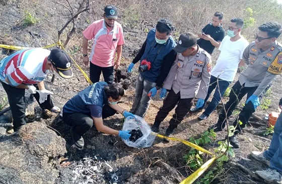 Kerangka Manusia Ditemukan di Hutan Tenggerejo Lamongan