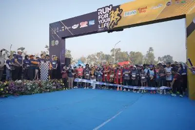 Ning Ita Ajak Warga Sehat Lewat Run for Your Life