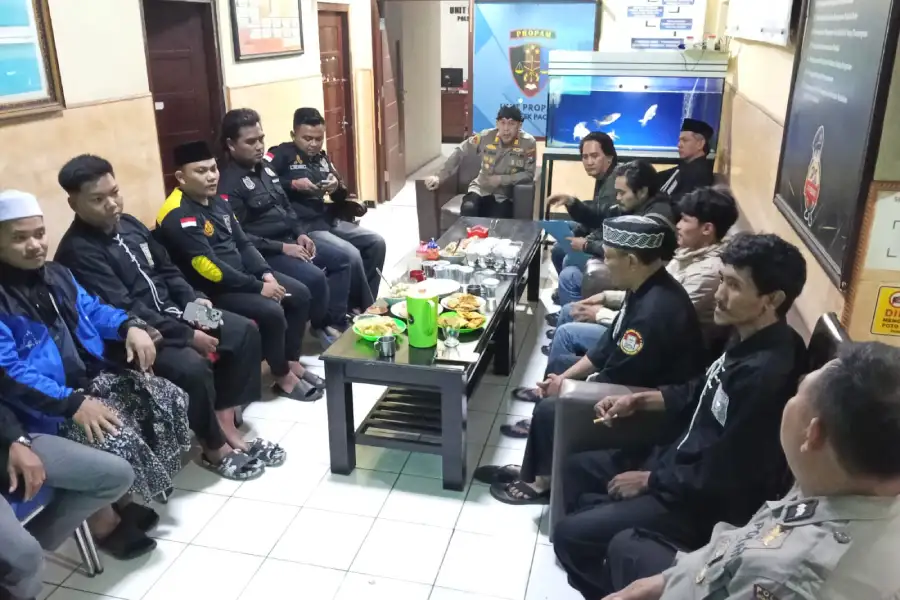Polsek Pacet Perkuat Komunikasi Lintas Perguruan Silat