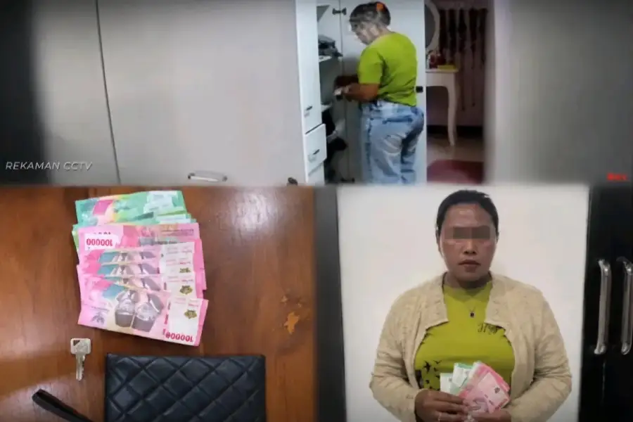ART Diduga Curi Uang Majikan Rp103 Juta, Terungkap Lewat CCTV