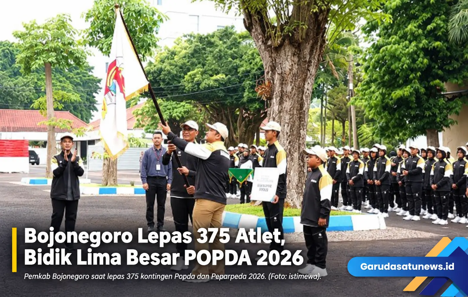 Bojonegoro Lepas 375 Atlet, Bidik Lima Besar POPDA 2026