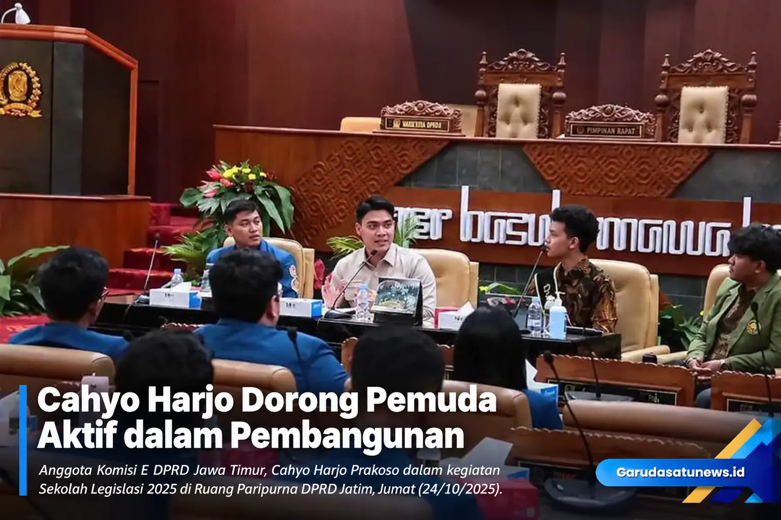 Cahyo Harjo Dorong Pemuda Aktif dalam Pembangunan