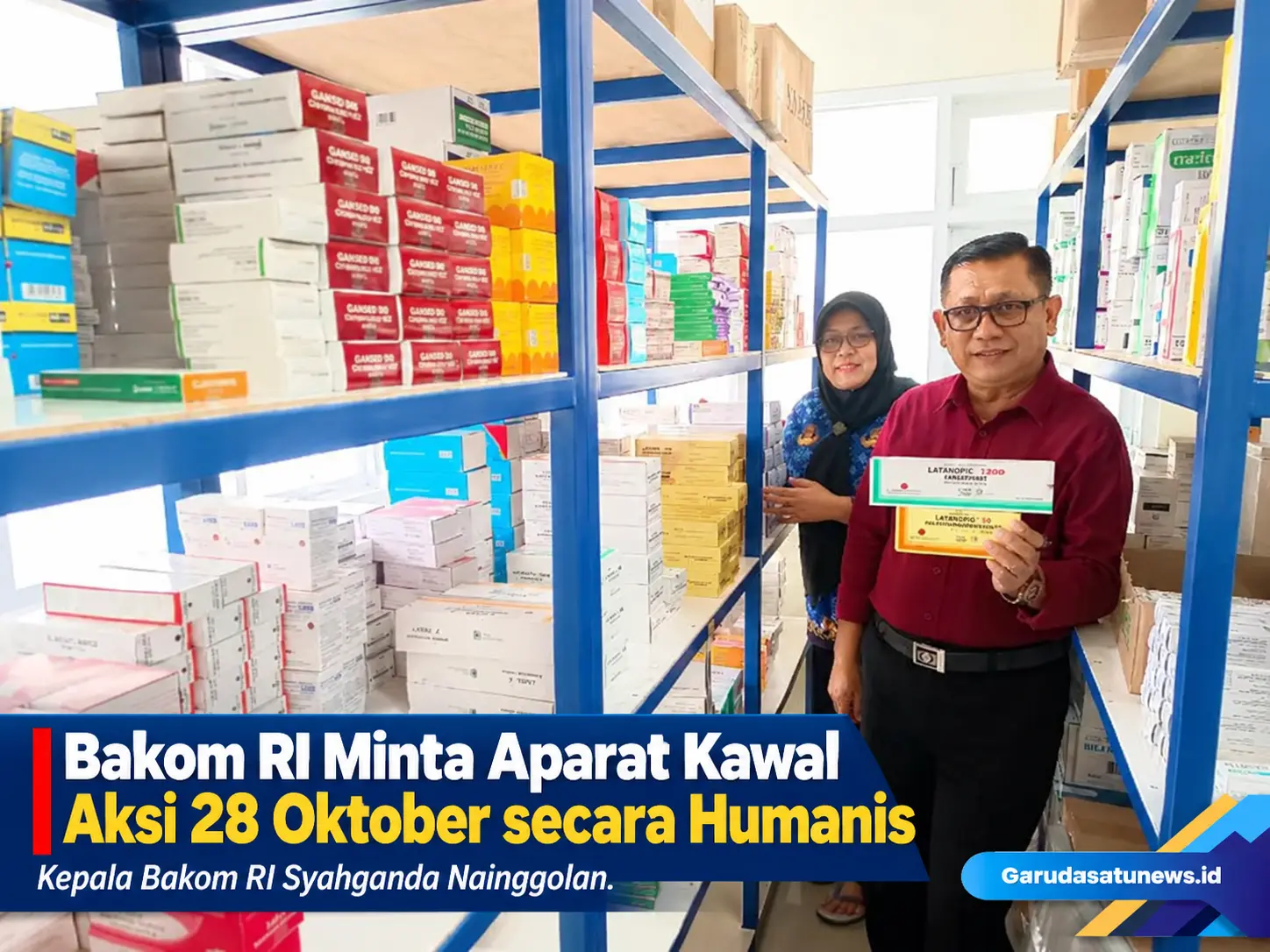 Gudang Obat dengan Berita Humanis