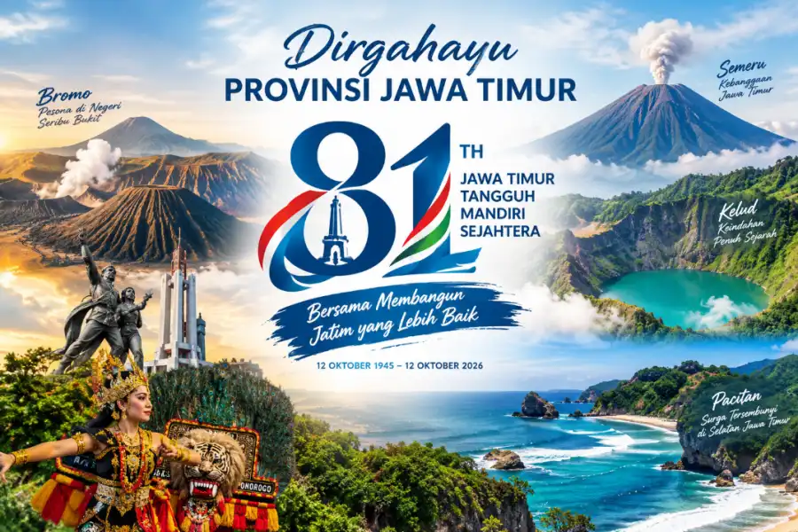 HUT ke-81 Jawa Timur, Angka dan Tantangan Pembangunan