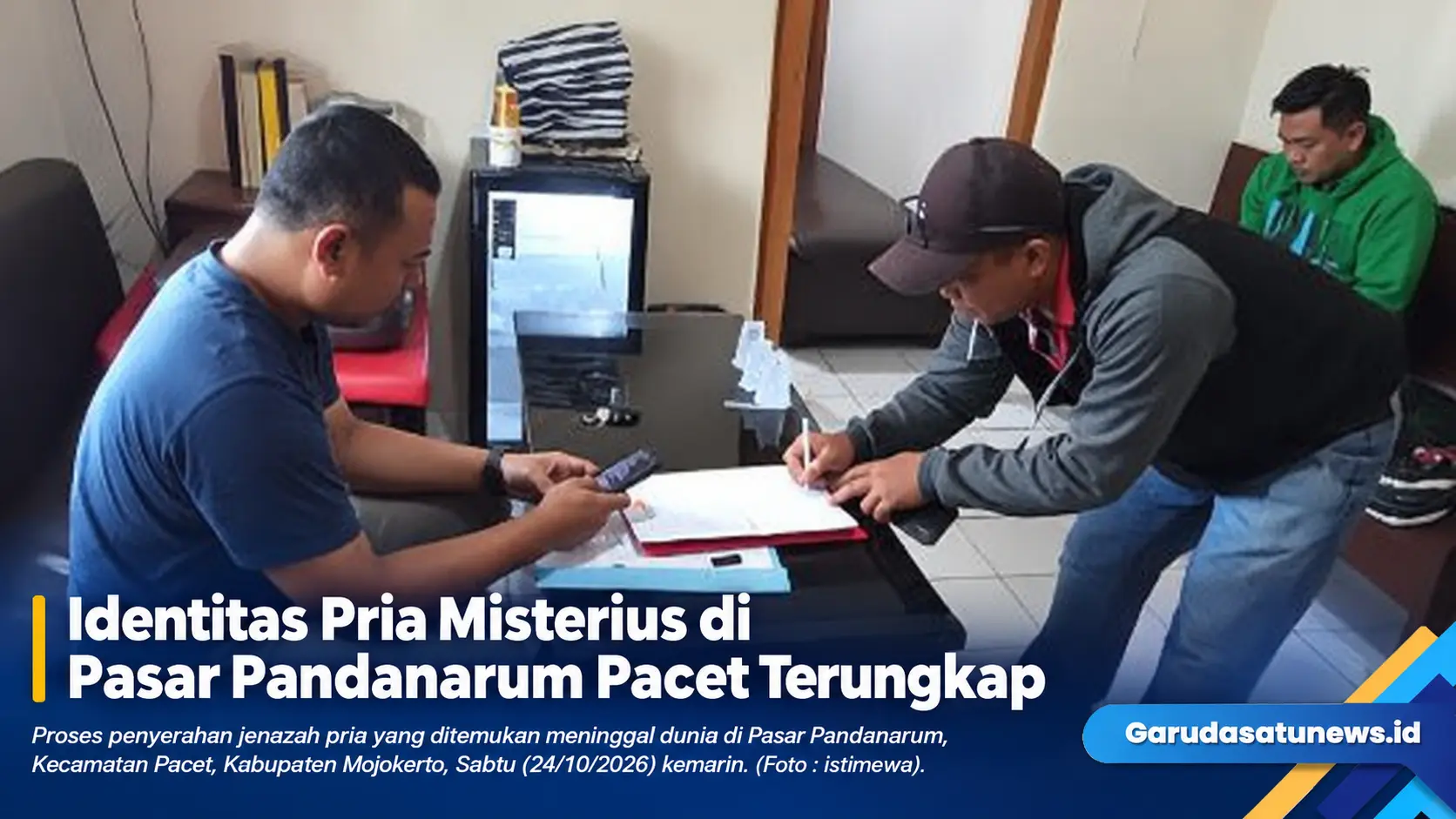 Identitas Pria Misterius di Pasar Pandanarum Pacet Terungkaap