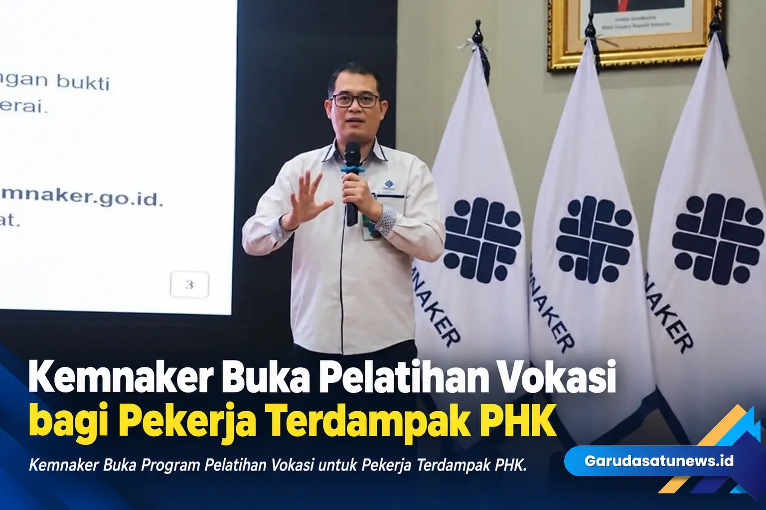 Kemnaker Buka Pelatihan Vokasi bagi Pekerja Terdampaak PHK