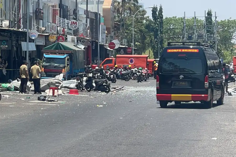 Ledakan Ruko San Antonio Diduga Dipicu Selang LPG Bocor
