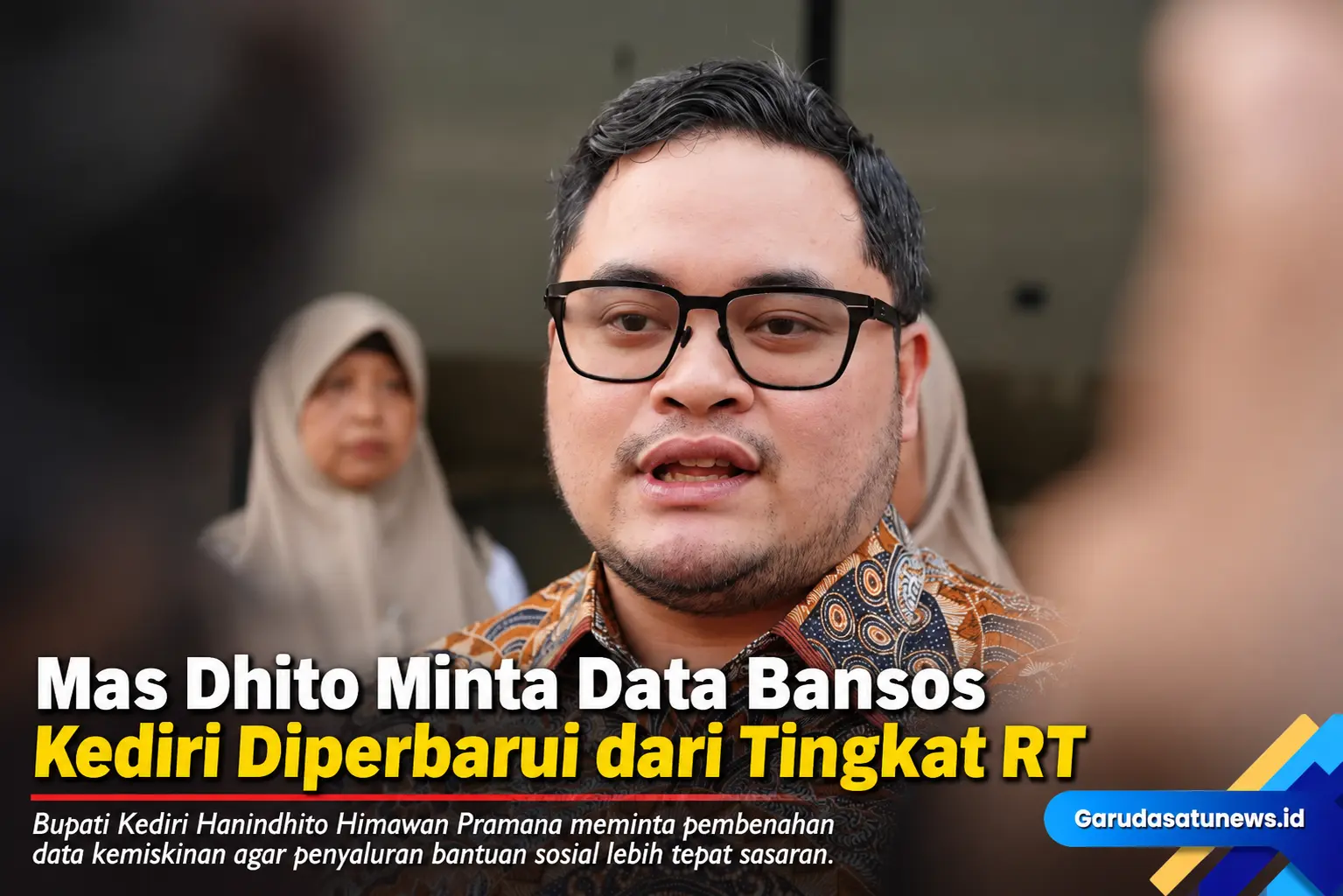 Mas Dhito Minta Data Bansos Kediri Diperbarui dari Tingkat RT