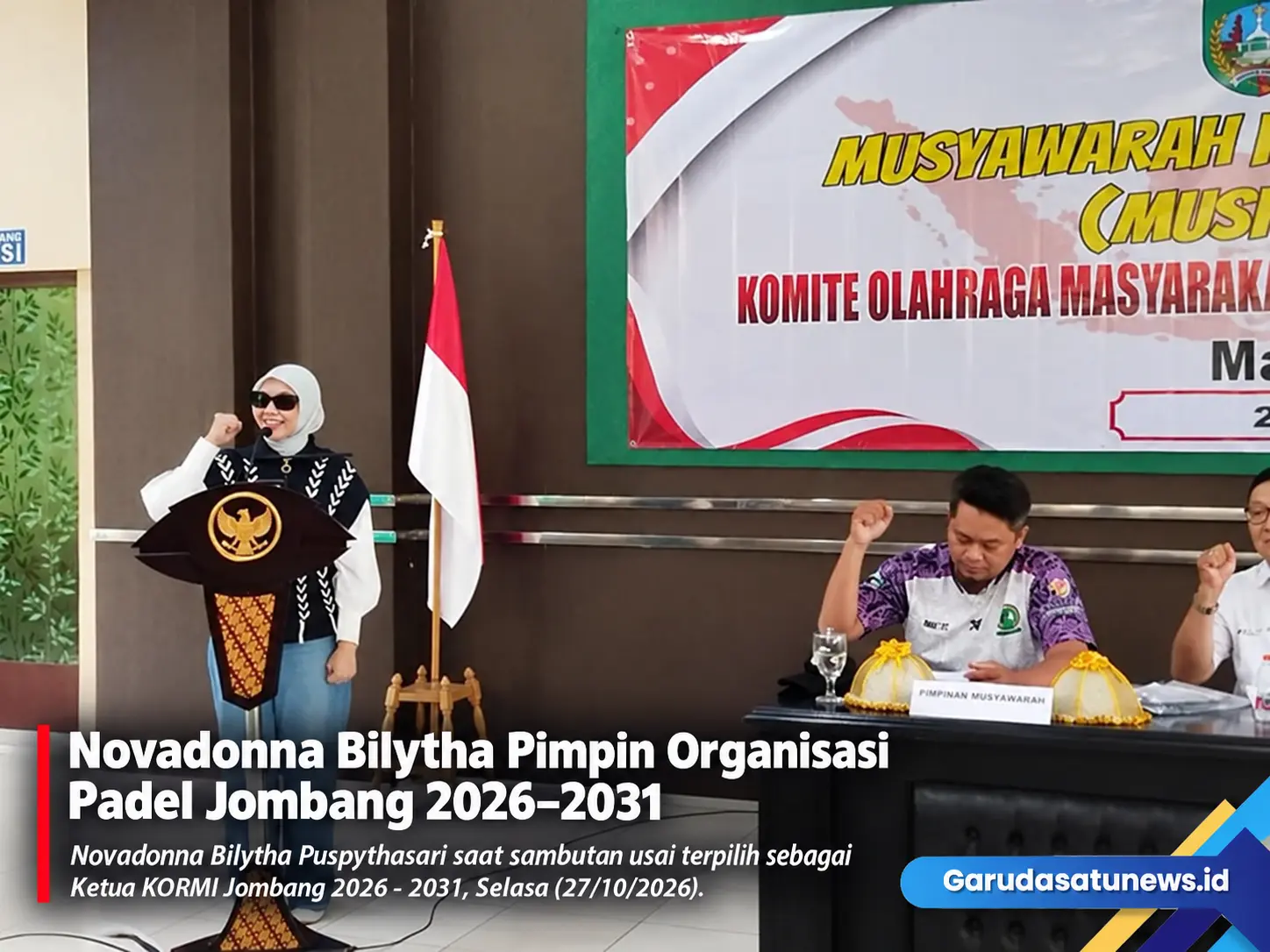 Novadonna Bilytha Pimpin Organisasi Padel Jombang 2026–2031