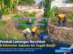 Pemkab Lamongan Bersihkan 8 Kilometer Saluran Air Cegah Baanjir