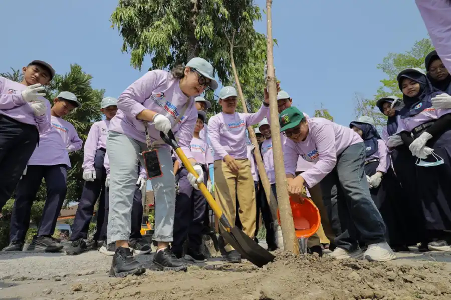 PEPC JTB Rampungkan Arboretum di Dua Sekolah Bojonegoro