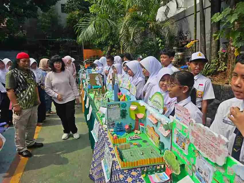 SMPN 259 Jakarta Pamerkan Kreativitas Digital dan Budaya Nusantara