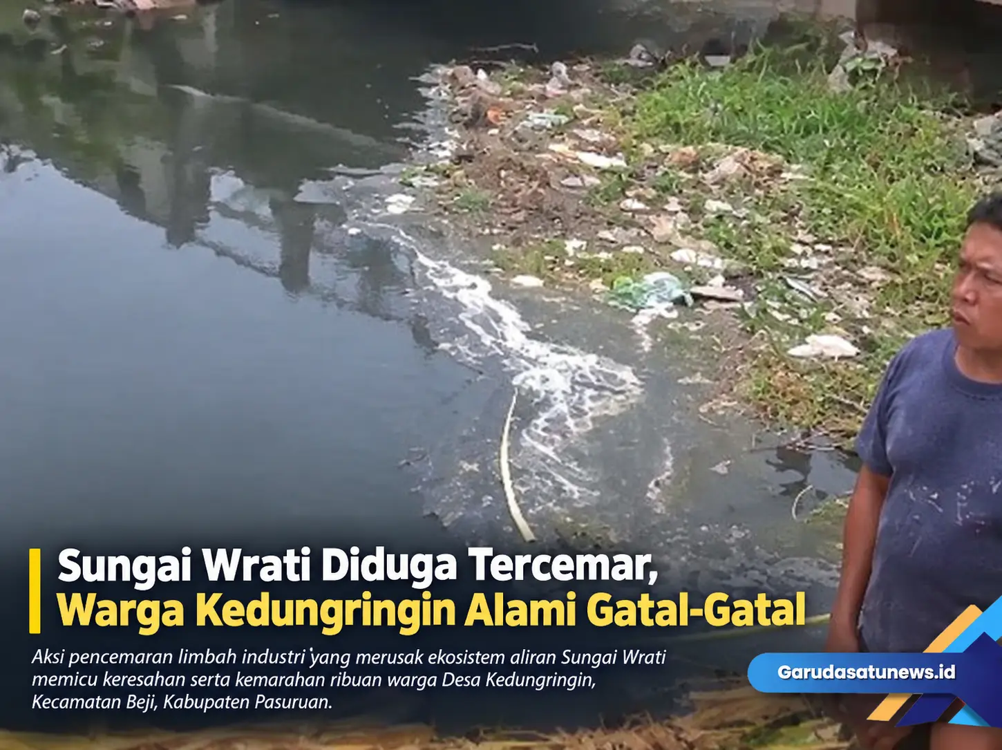 Sungai Tercemar, Warga Gatal-Gatal