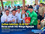 Zulhas Salurkan 16,26 Ton Beras untuk 542 Wargaa Nganjuk